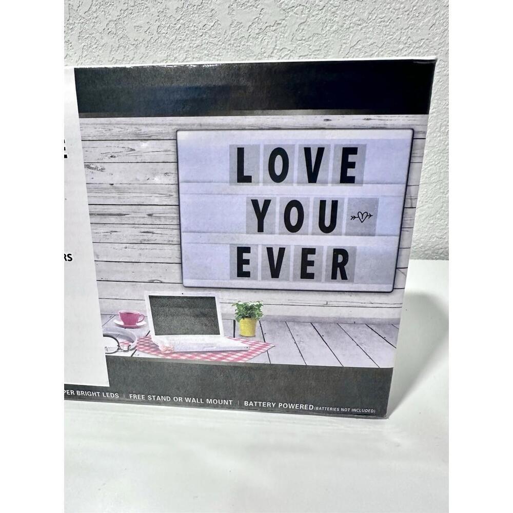 LED Message Light Box Countdowns, Messages or Reminders - White - Picture 3 of 5